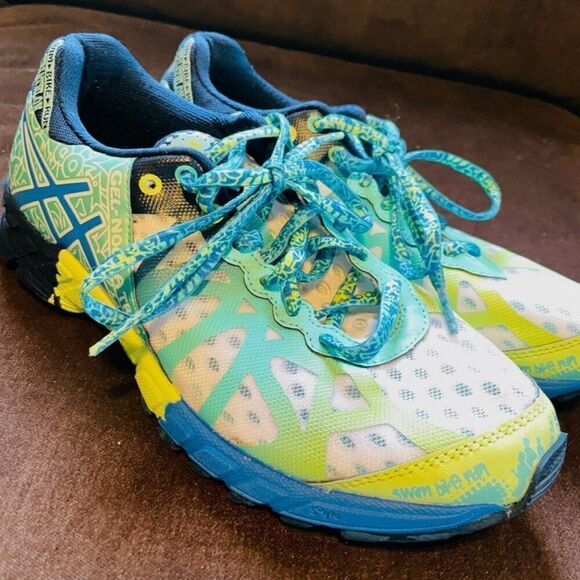 Asics Gel-Noosa Tri 9 Women's sz 6.5 37.5 EURWhite/Blue/Turquoise NEW RARE TAGS - Picture 6 of 7